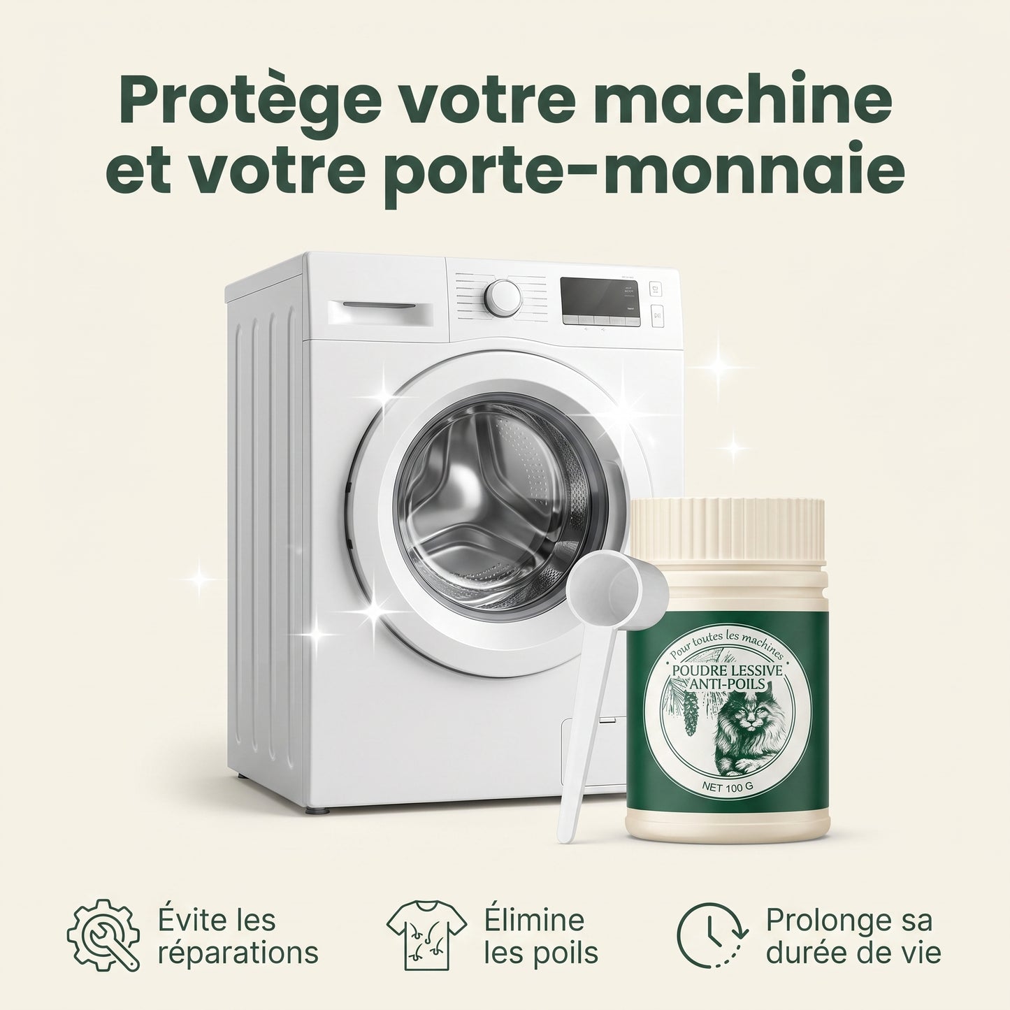 Floof Clean - La fin des poils sur votre linge grâce à une machine propre